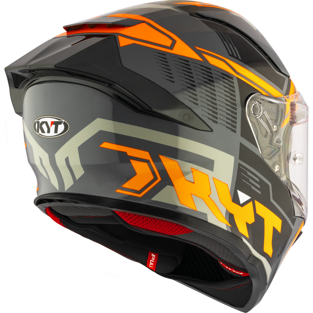 Ttc R2r KYT R2R Pro Octane Black Orange Gloss Helmet– Moto Central
