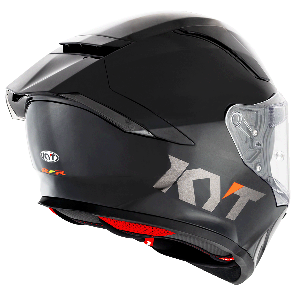 KYT R2R Pro Plain Gloss Black Helmet– Moto Central