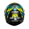 LS2 FF320 Stream Evo Mara Black Hi Viz Yellow Matt Helmet (D Ring)