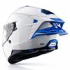 AXOR Brutale Corsa Gloss White Blue Helmet