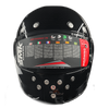 SMK Retro Solid Gloss Black with Tinted Visor (GL220) Helmet