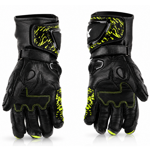 Axor Enzo Riding Gloves (Black Neon Yellow)