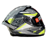 MT Thunder 4 SV Luminence H3 Gloss Grey Fluro Yellow Helmet