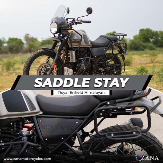 ZANA SADDLE STAY TEXTURE MATT BLACK BS6 SCRAM 411 (2022) /HIMALAYAN (2016-2020) / HIMALAYAN BS6 (2021) (ZI-5006)