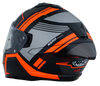 NHK K5R Fader Gloss Black Orange Helmet