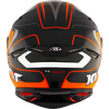 KYT TT Revo Overtech Black Orange Gloss Helmet