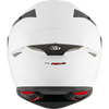 KYT TT Revo Plain White Gloss Helmet