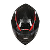 SMK Typhoon TVS Racing Edition Hurricane Gloss Black Red Helmet