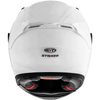 KYT Striker 2V Plain Gloss White Helmet