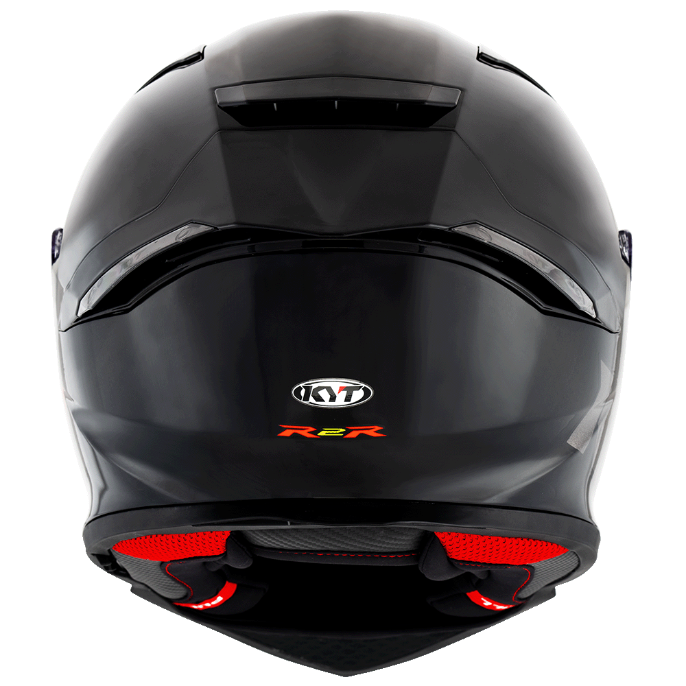 Kyt R2r Gopro KYT R2R Pro Plain Gloss Black Helmet– Moto Central