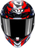 KYT R1R Carbon Fernandez Replica 2025 Gloss Blue Helmet