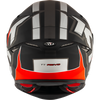 KYT TT Revo Electron Grey Red Matt Helmet