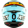 KYT TT Revo Leopard Replica Spaniard Gloss Helmet