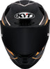KYT Striker Davo Gloss Black Gold Helmet