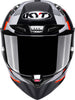 KYT R1R Carbon Zone Gloss Black Orange Helmet