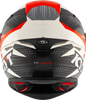 KYT TT Revo Gear Black Red Gloss Helmet