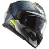 LS2 FF800 Storm II Sprinter Black Silver Cobalt Matt Helmet (D Ring)