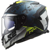 LS2 FF800 Storm II Sprinter Black Silver Cobalt Matt Helmet (D Ring)