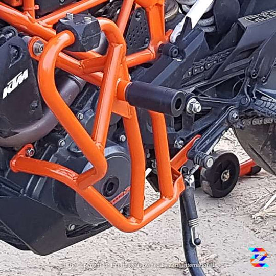 ZANA CRASH GUARD ORANGE KTM 250/390 (2017-18) (ZI-5033)