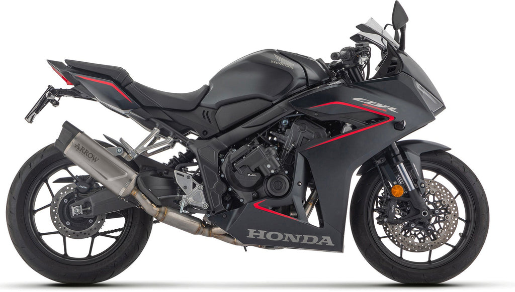 ARROW Honda CBR650R CB650R (2025) Full System Titanium Pro Race Silencer with Stainless Steel Collectors (71069PR)