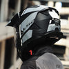 LS2 Pioneer II Hill Matt Black White Helmet