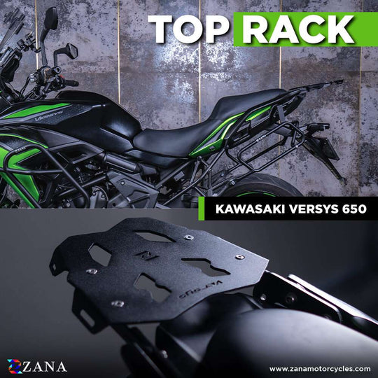 ZANA Top Rack Plate Aluminum Kawasaki Versys 650 (ZI-5068)
