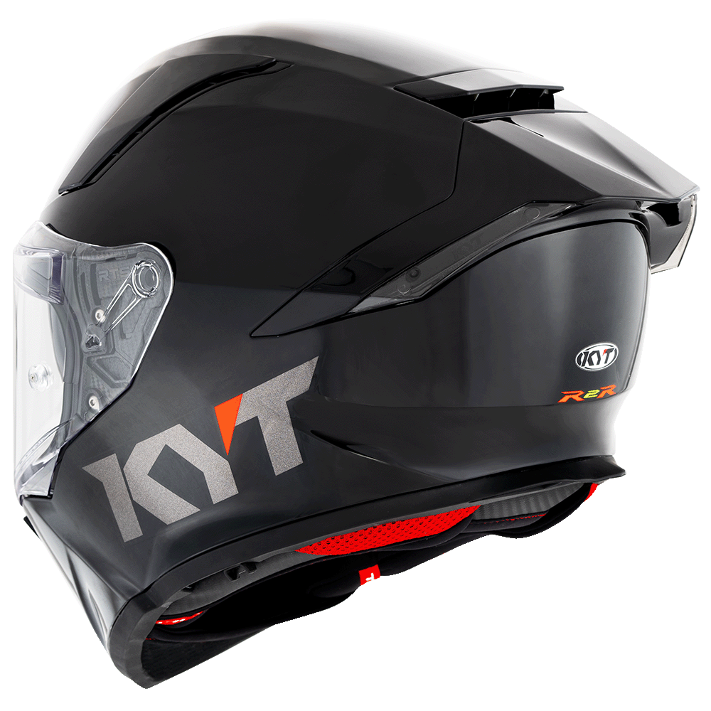 Kyt R2r Gopro KYT R2R Pro Plain Gloss Black Helmet– Moto Central