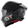 KYT R2R Pro Plain Gloss Black Helmet