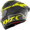 KYT R2R Pro Octane Matt Black Yellow Helmet