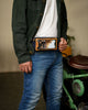 Trip Machine Navigator Pouch (Blue and Tan)