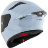 KYT TT Revo Plain Sea Blue Gloss Helmet
