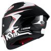 KYT NZ Race Carbon Competition Gloss Black White Helmet