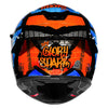 NHK K5R Glory Spark Gloss Black Blue Orange Helmet
