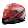 LS2 FF320 Stream Evo Letalis Grey Red White Gloss Helmet (D Ring)