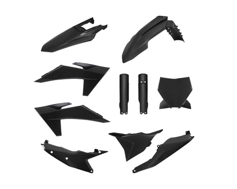 Polisport Full Plastic Kit for KTM SX SXF XC XCF (Black) (91288)