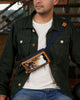 Trip Machine Navigator Pouch (Blue and Tan)