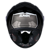 SMK Typhoon Aerot Gloss Black Grey (GL266) Helmet
