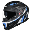 SMK Agnar Revv Matt Black White Blue (MA215) Helmet