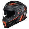 SMK Agnar Revv Gloss Black Grey Orange (GL267) Helmet