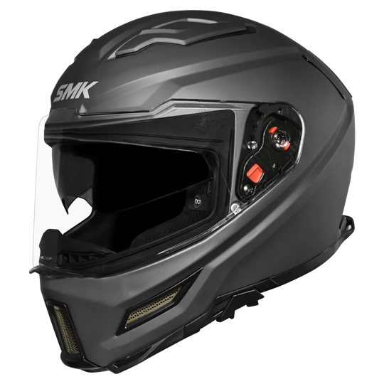 SMK Agnar Solid Matt Black (MA200) Helmet