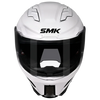 SMK Agnar Solid Gloss White (GL100) Helmet
