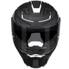 SMK Agnar Tektron Gloss Black Grey White (GL261) Helmet