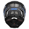 SMK Agnar Tektron Matt Black Grey Blue (MA265) Helmet