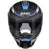 SMK Agnar Tektron Matt Black Grey Blue (MA265) Helmet