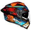NHK K5R Alex Escrig #7 Gloss Black Tosca Red Helmet