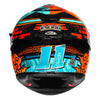 NHK K5R Alex Escrig #7 Gloss Black Tosca Red Helmet