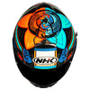 NHK K5R Alex Escrig #7 Gloss Black Tosca Red Helmet