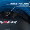 AXOR Apex Altor Smart Bluetooth Solid Gloss Black Helmet