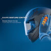 AXOR Apex Altor Smart Bluetooth Solid Gloss Black Helmet