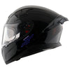 AXOR Apex Altor Smart Bluetooth Solid Gloss Black Helmet
